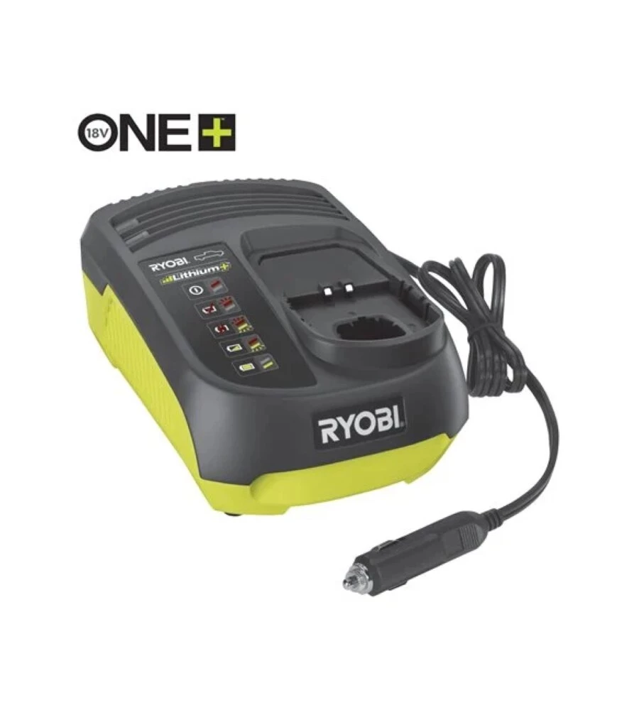 Caricabatterie singolo auto ryobi one+ "rc18118c" 18v